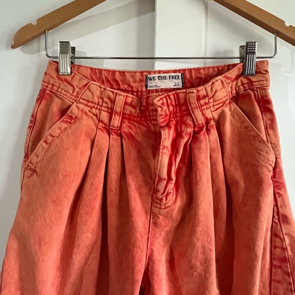 Orange We the Free equinox jeans, EUC